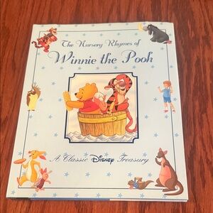 Vintage Winnie the Pooh Nursery Rhymes Book Disney Treasury Classic 1990s